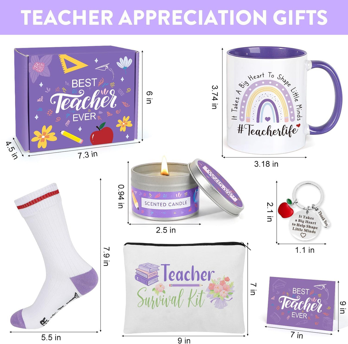 UAREHIBY Teacher Appreciation Gifts from Students, Teacher Gifts for Women Men, Teachers Gift, Teacher's Christmas Birthday Back to School Gift for Teachers, Teacher's Valentines Day Idea