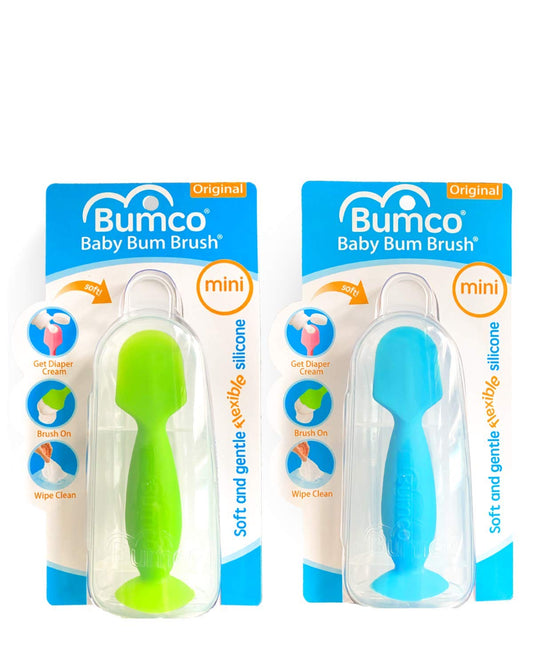 Bumco Mini Diaper Cream Spatula 2-Pack with Case BPA-Free Soft Diaper Applicators, Mom-Invented Diaper Bag Essentials