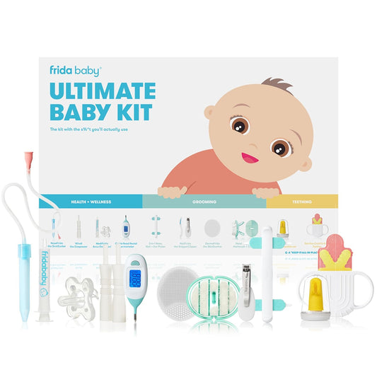 10-Piece Baby Care & Grooming Kit Newborn Wellness, Teething & Health Essentials