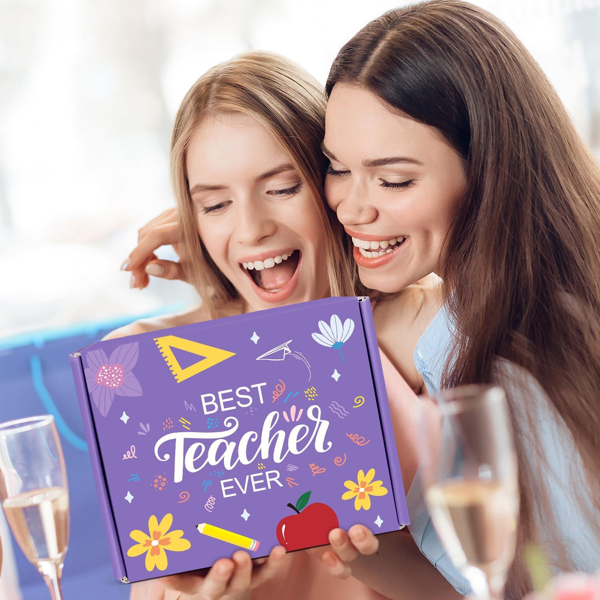 UAREHIBY Teacher Appreciation Gifts from Students, Teacher Gifts for Women Men, Teachers Gift, Teacher's Christmas Birthday Back to School Gift for Teachers, Teacher's Valentines Day Idea