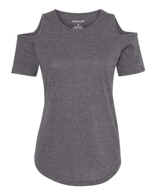 Women's Cold Shoulder Short Sleeve T-Shirt | USA Decoration