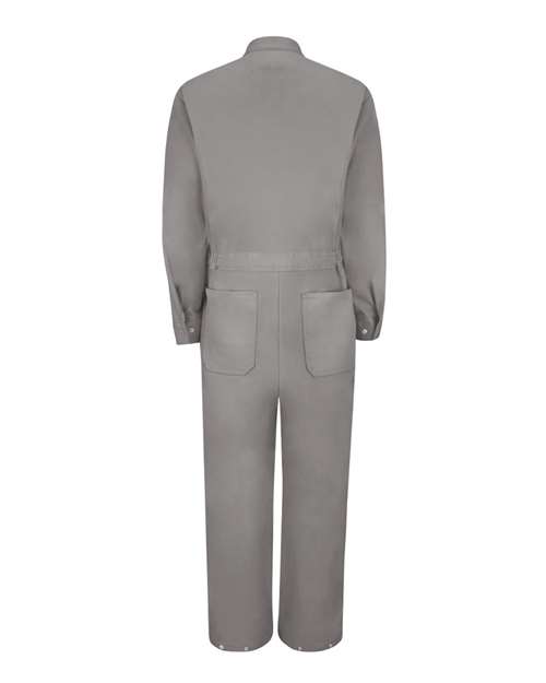 Zip-Front Cotton Coverall - Tall Sizes | USA Decoration
