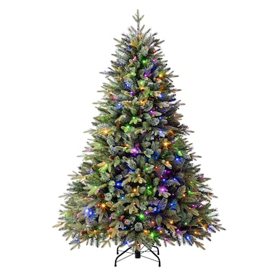 6-ft Hayden Pine Pre-lit Artificial Christmas Tree with Color Changing LED Lights | USA Decoration®