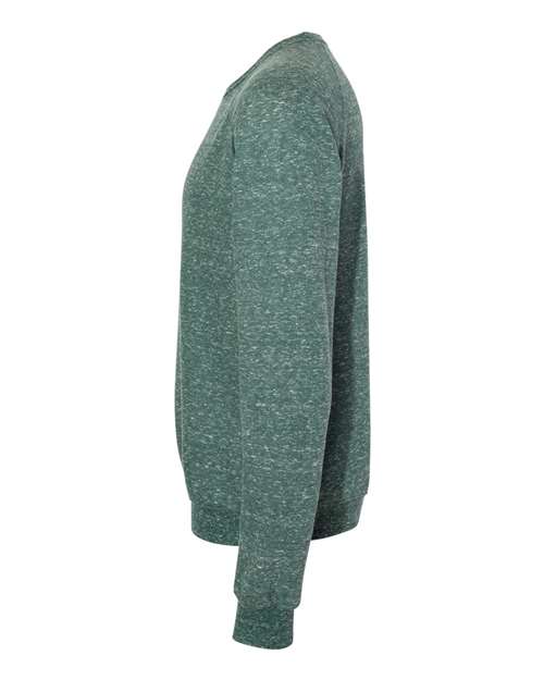 Snow Heather French Terry Crewneck Sweatshirt | USA Decoration