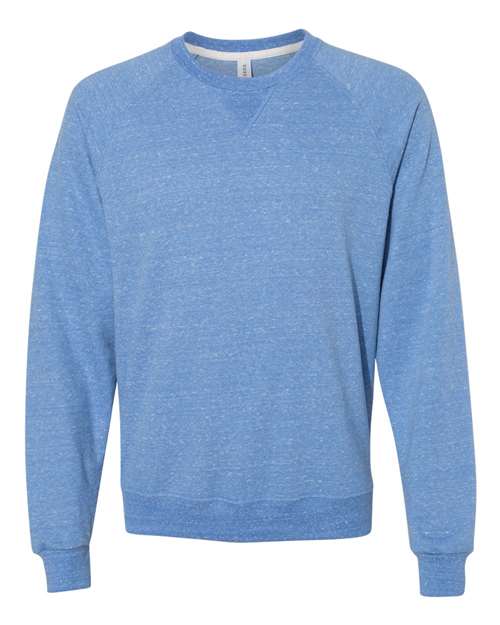 Snow Heather French Terry Crewneck Sweatshirt | USA Decoration