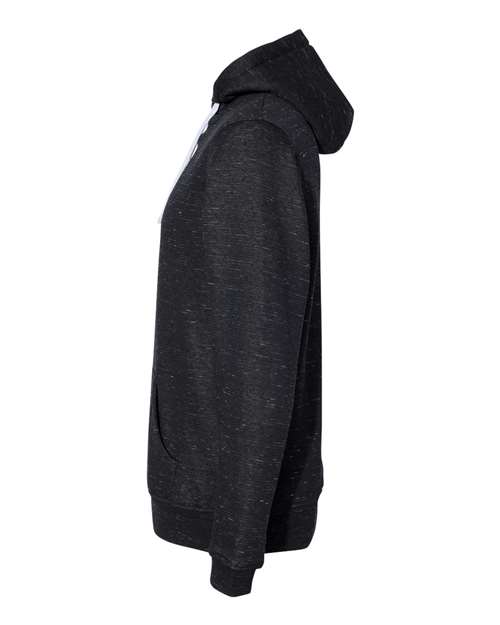 Mélange Fleece Hooded Sweatshirt | USA Decoration