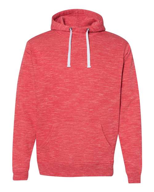 Mélange Fleece Hooded Sweatshirt | USA Decoration