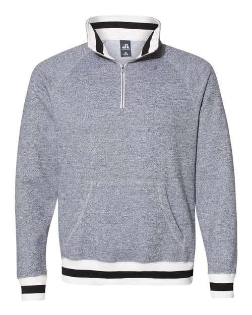 Peppered Fleece Quarter-Zip Sweatshirt | USA Decoration