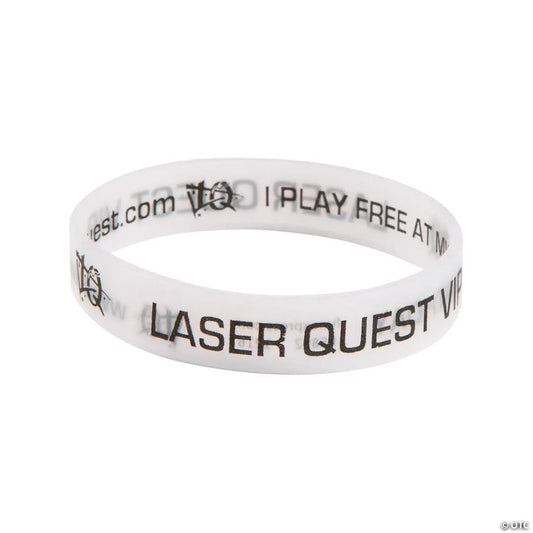 7.25" Bulk Glow-in-the-Dark Laser Tag Party Silicone Bracelets - 100 Pc.