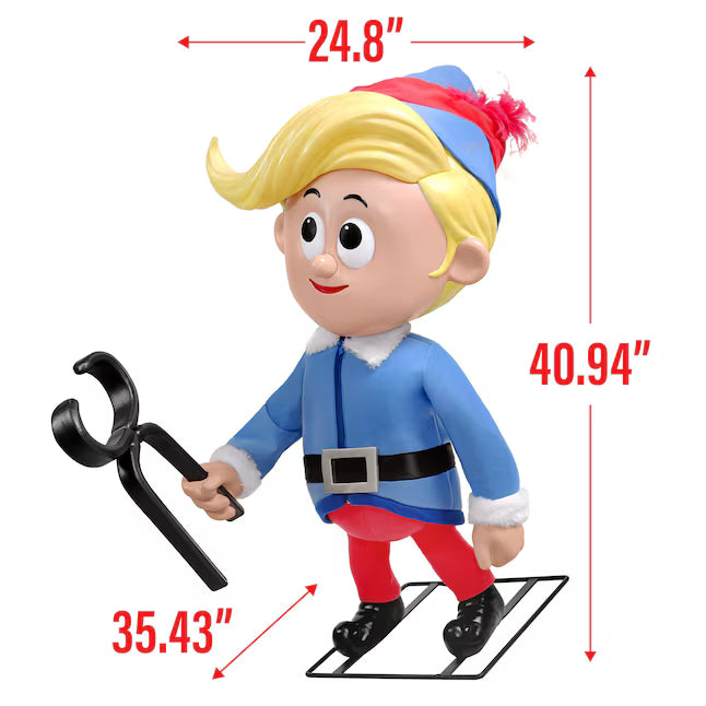 TEKKY 3-ft Hermey the Elf Animatronic Decoration