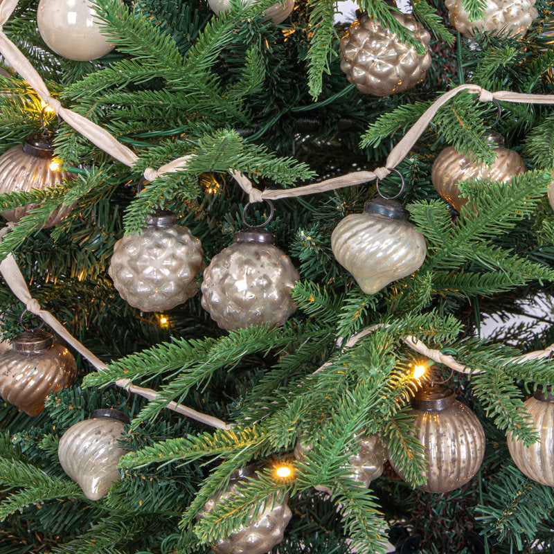 4 ft Artificial Christmas Garland framing a front doorway