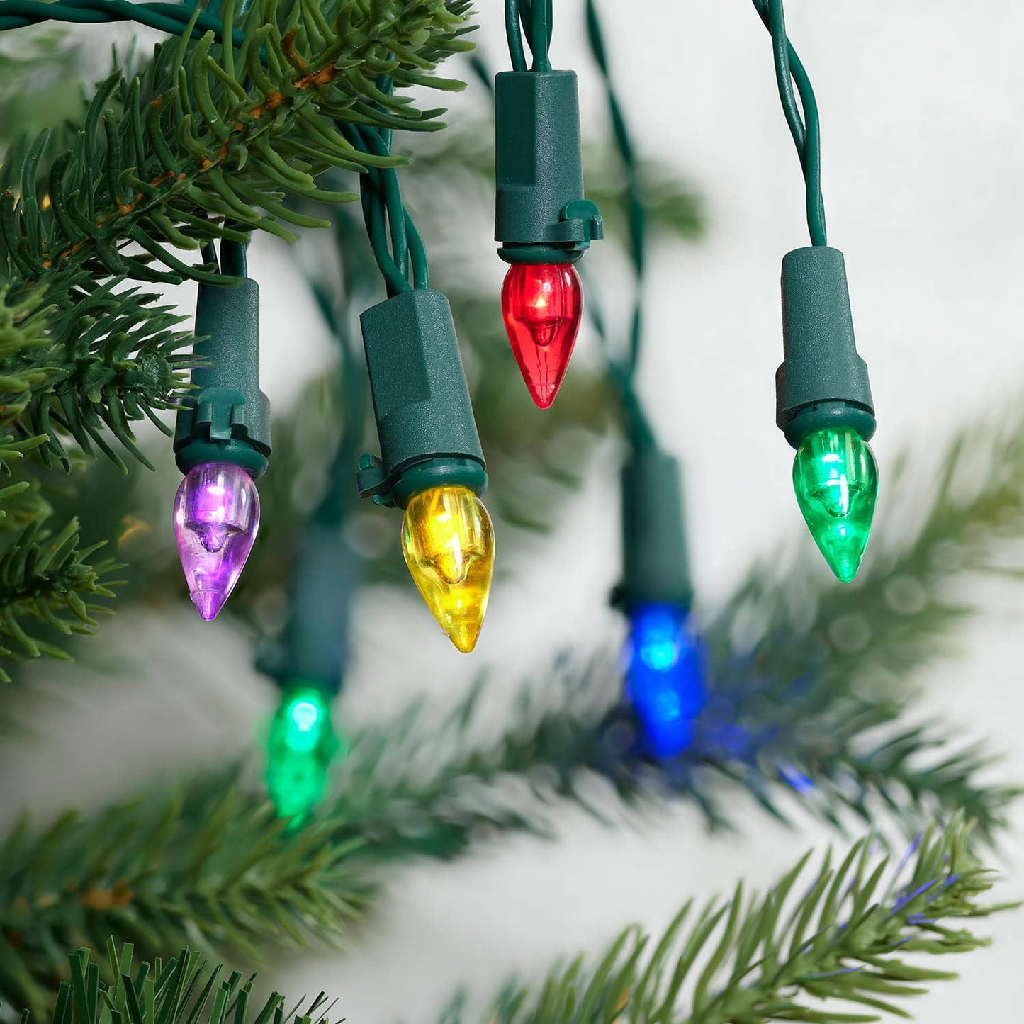 Member's Mark 150ct Solar LED C3 Lights, 74.5' Lighted Length | USA Decoration®