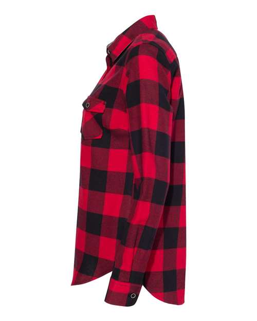 Women's Vintage Brushed Flannel Shirt | USA Decoration