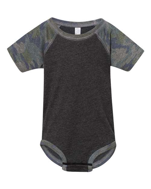 Infant Baseball Fine Jersey Bodysuit | USA Decoration