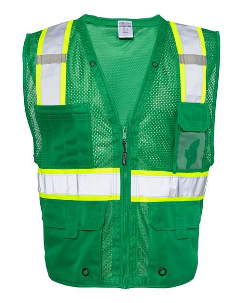 EV Series® Enhanced Visibility Multi-Pocket Mesh Vest | USA Decoration