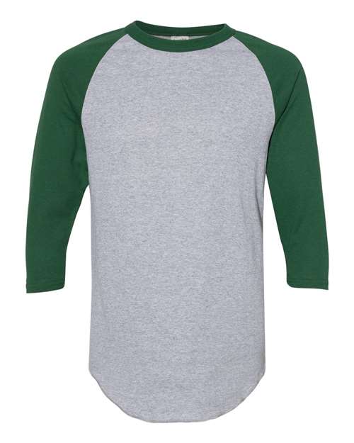 Three-Quarter Raglan Sleeve Baseball Jersey | USA Decoration