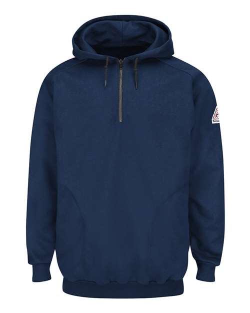 Pullover Hooded Fleece Sweatshirt Quarter-Zip | USA Decoration