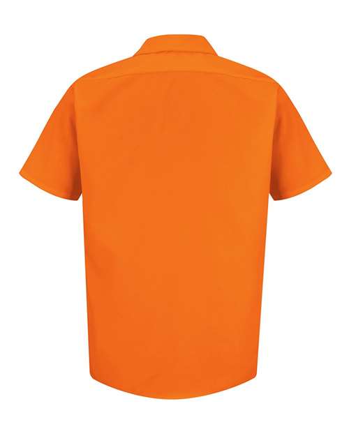 Enhanced Visibility Short Sleeve Work Shirt - Tall Sizes | USA Decoration