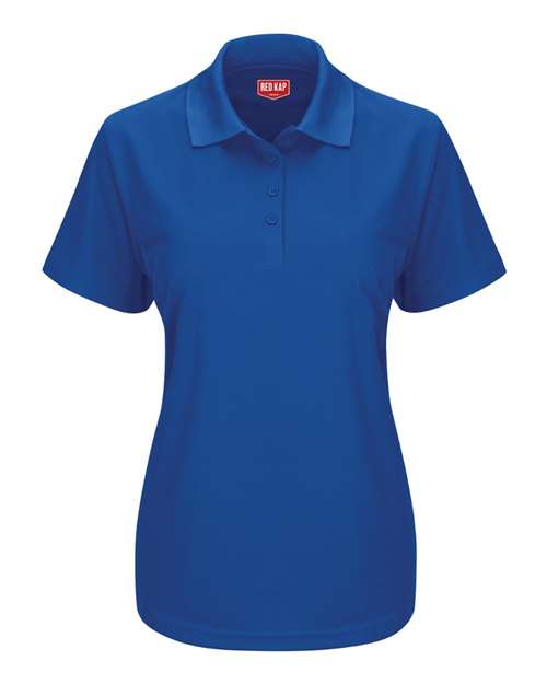Women's Short Sleeve Performance Knit Pocketless Core Polo | USA Decoration