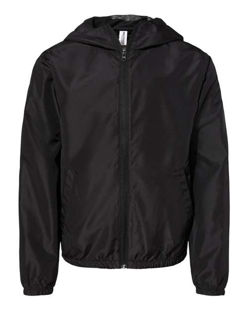 Youth Lightweight Windbreaker Full-Zip Jacket | USA Decoration