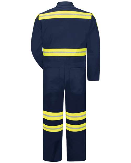 Enhanced Visibility Action Back Coverall | USA Decoration
