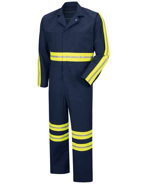 Enhanced Visibility Action Back Coverall - Tall Sizes | USA Decoration