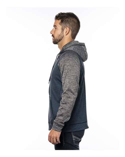 Performance Raglan Full-Zip Sweatshirt | USA Decoration