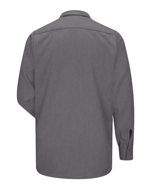 Concealed-Gripper Pocketless Long Sleeve Shirt - CoolTouch® 2 | USA Decoration