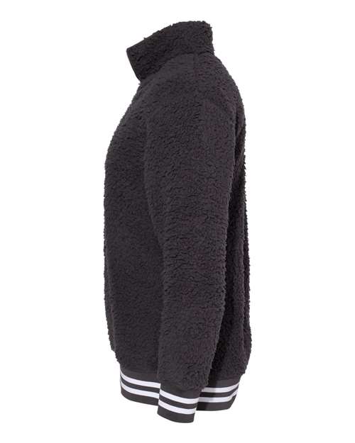Varsity Sherpa Quarter-Zip Pullover | USA Decoration