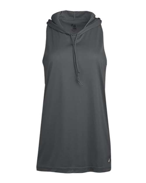 Women's B-Core Racerback Hooded Tank Top | USA Decoration