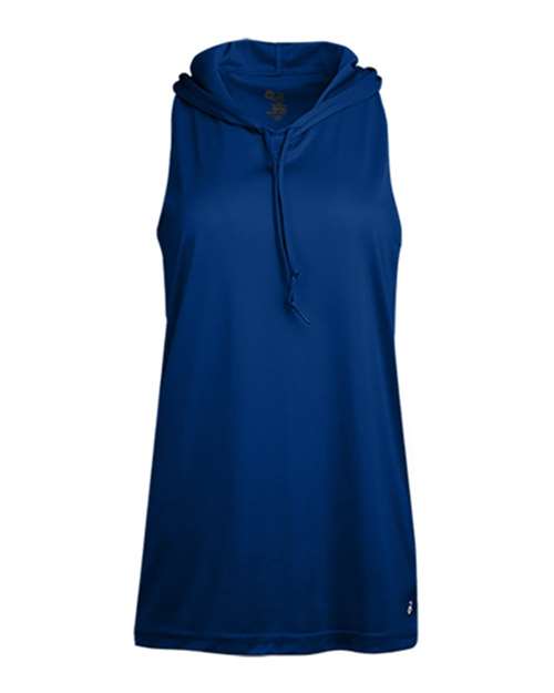 Women's B-Core Racerback Hooded Tank Top | USA Decoration