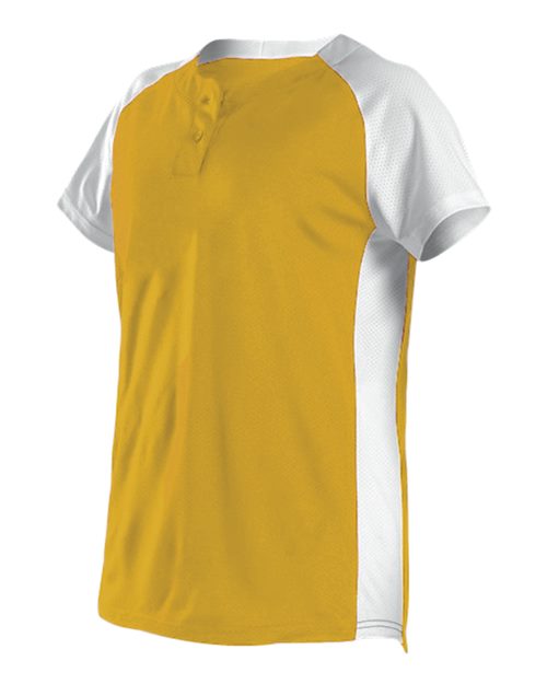Girls' Two Button Fastpitch Jersey | USA Decoration®