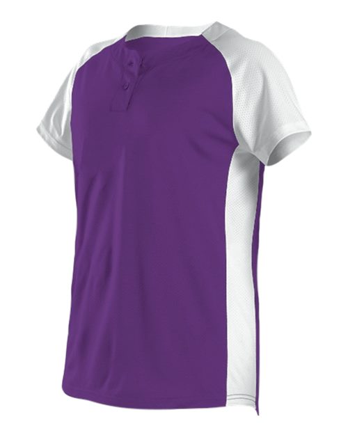 Girls' Two Button Fastpitch Jersey | USA Decoration®