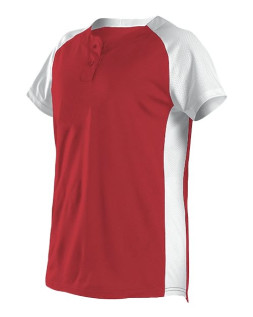 Girls' Two Button Fastpitch Jersey | USA Decoration®
