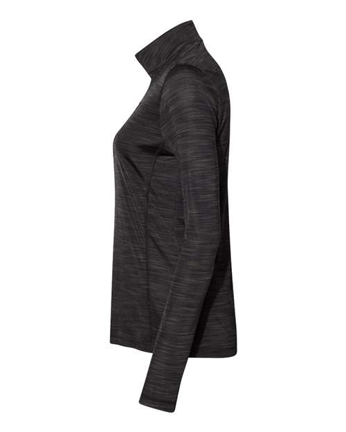 Women's Lightweight Mélange Quarter-Zip Pullover | USA Decoration