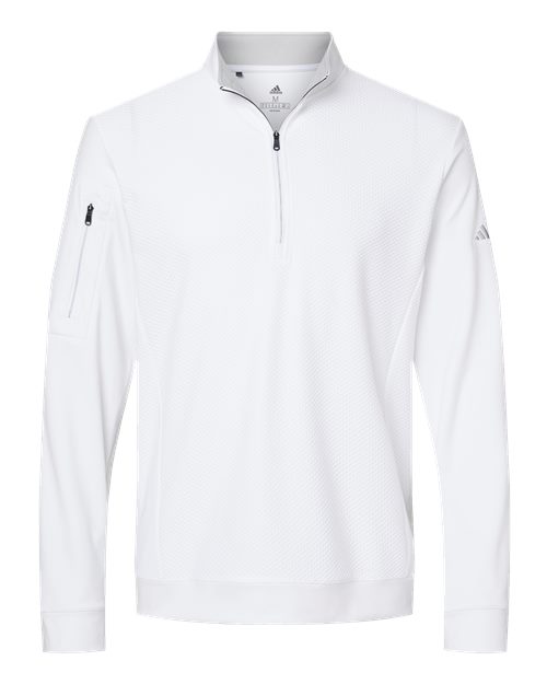 Performance Textured Quarter-Zip Pullover | USA Decoration