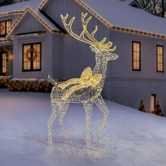 Member's Mark 7' Pre-Lit Twinkling Buck | USA Decoration®
