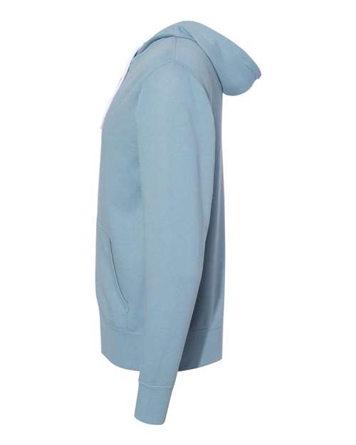 Lightweight Full-Zip Hooded Sweatshirt | USA Decoration