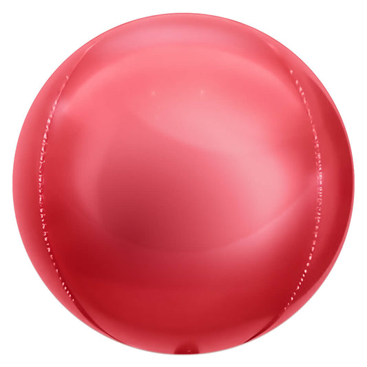 3D SPHERE - METALLIC CHERRY RED | USA Decoration®