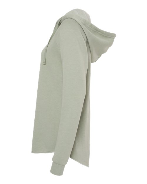 Women’s Lightweight California Wave Wash Hooded Sweatshirt | USA Decoration