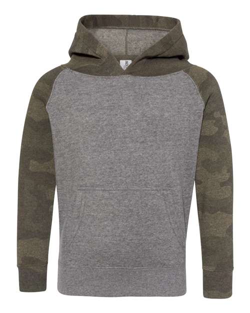 Toddler Special Blend Hooded Raglan Sweatshirt | USA Decoration