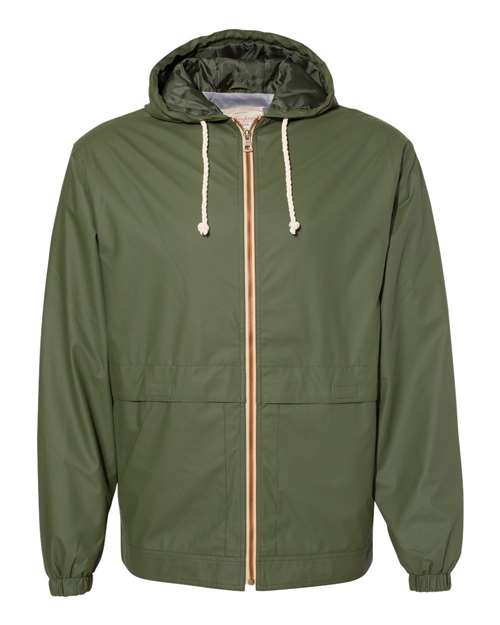 Vintage Hooded Rain Jacket | USA Decoration