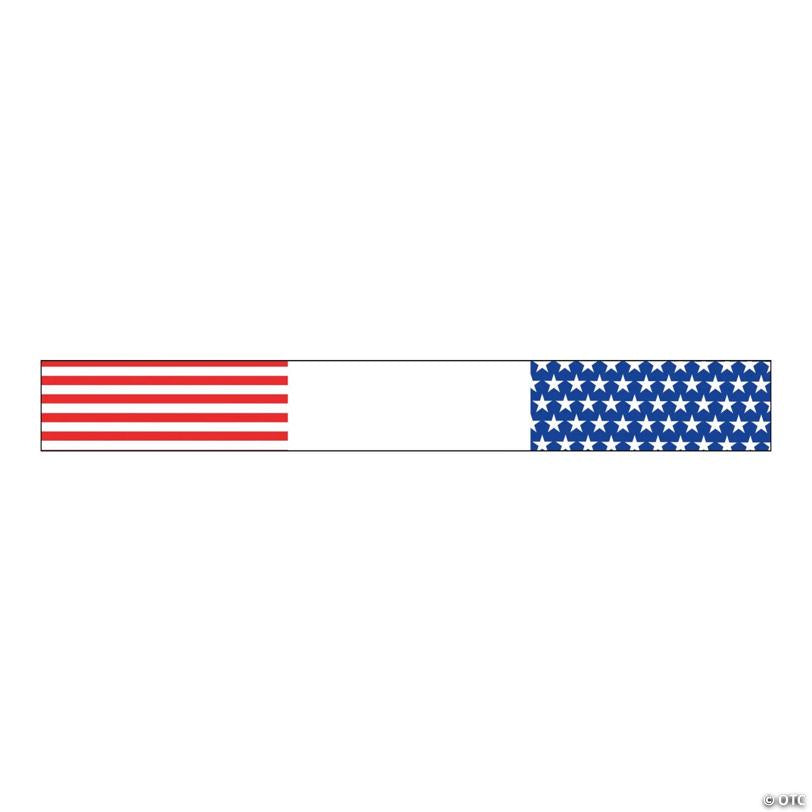7 1/2" Personalized Patriotic Stars & Stripes Pencils – 24 Pc.