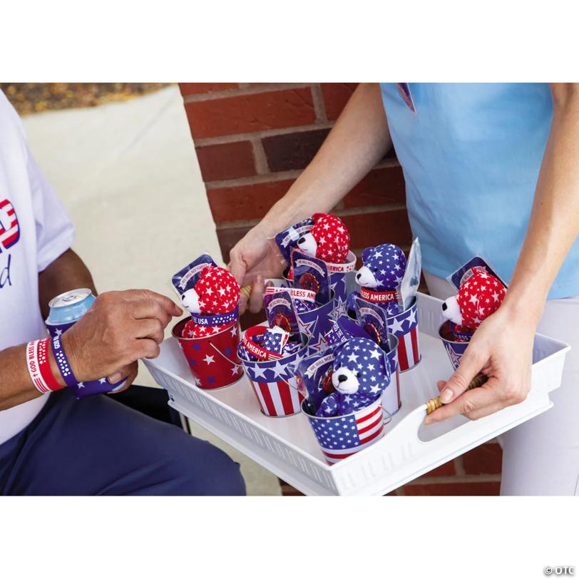 7 1/4" Bulk 100 Pc. Religious Patriotic Silicone Bracelets