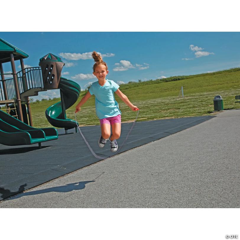 7 Ft. Bulk 72 Pc. Black & Red Spiral Nylon Jump Ropes with Plastic Handles