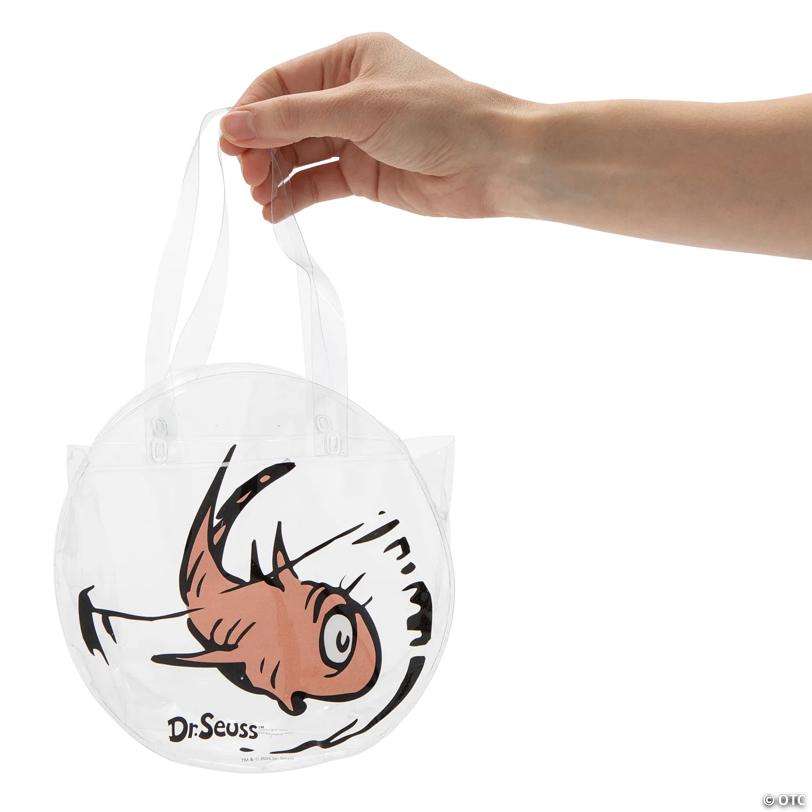 7" x 7" Mini Dr. Seuss™ The Cat in the Hat™ Fish Vinyl Tote Bags – 6 Pc.
