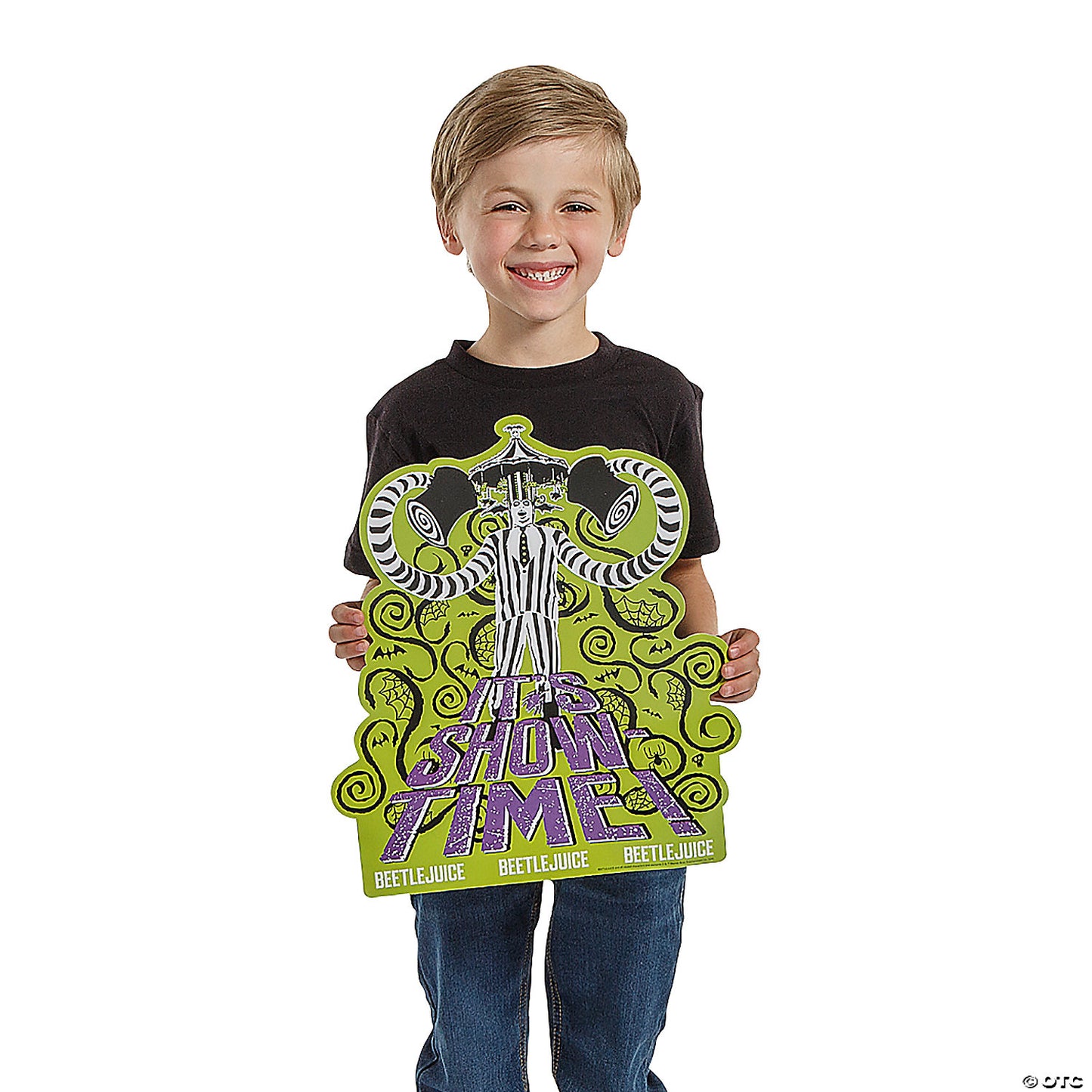 8 3/4" – 16 1/2" Beetlejuice™ Characters Quotes Cardstock Wall Cutouts - 6 Pc. | USA Decoration®