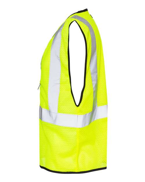 Zippered Mesh Economy Class 2 Vest | USA Decoration