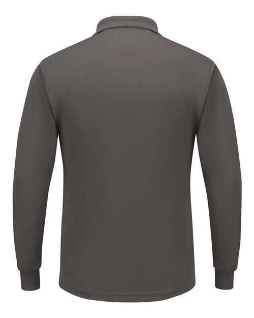 Long Sleeve Performance Knit Polo | USA Decoration