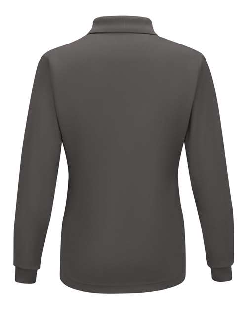 Women's Long Sleeve Performance Knit Polo | USA Decoration